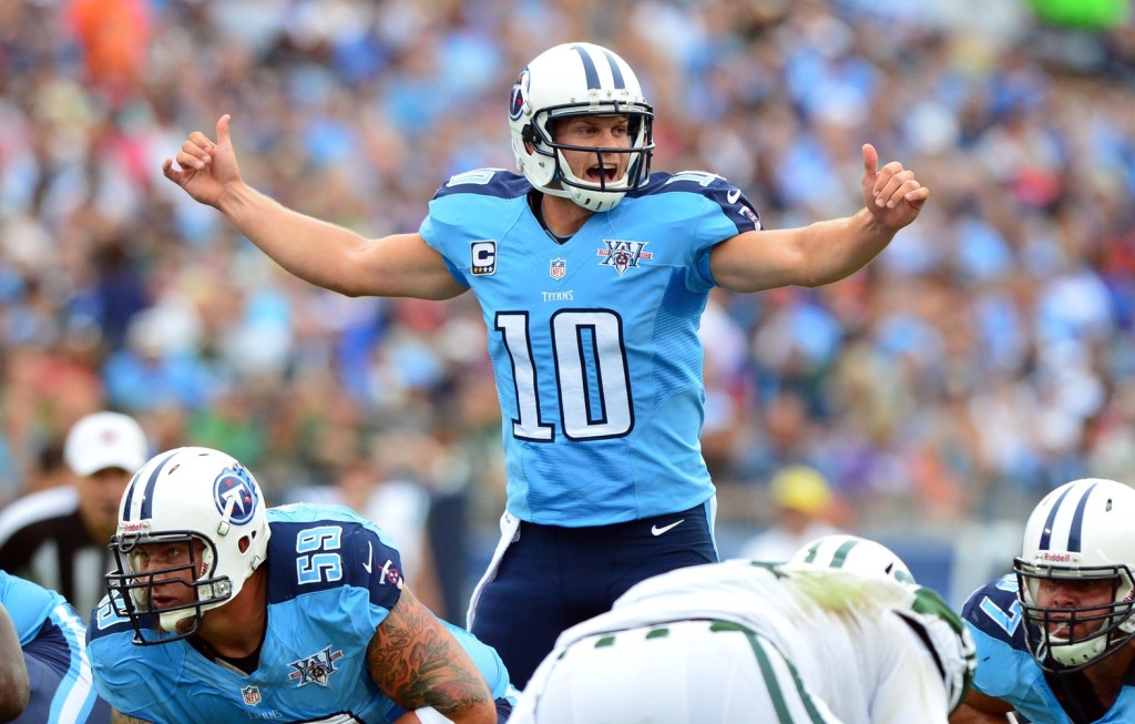 Titans Jake Locker - Don McPeak USA TODAY Sports