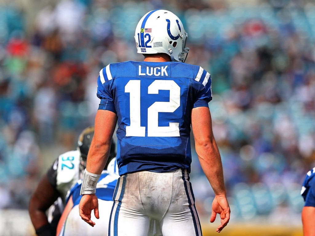 Colts Andrew Luck - Mike Ehrmann Getty Images