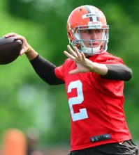 Browns Johnny Manziel - Andrew Weber USA TODAY Sports