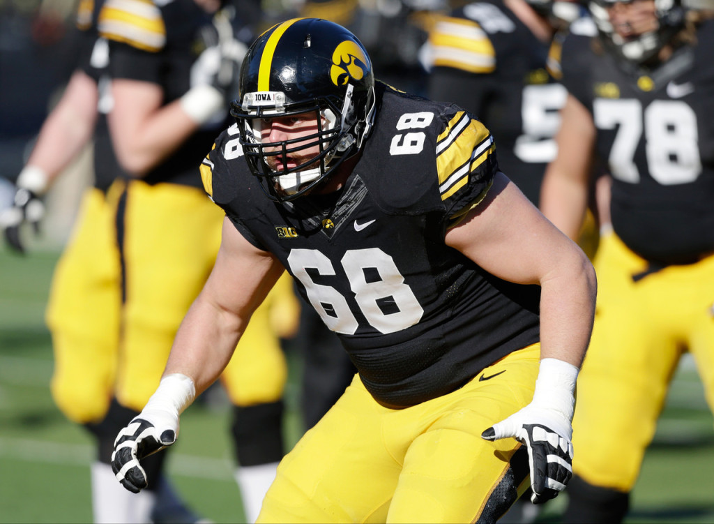 Iowa OT Brandon Scherff - Charlie Neibergall