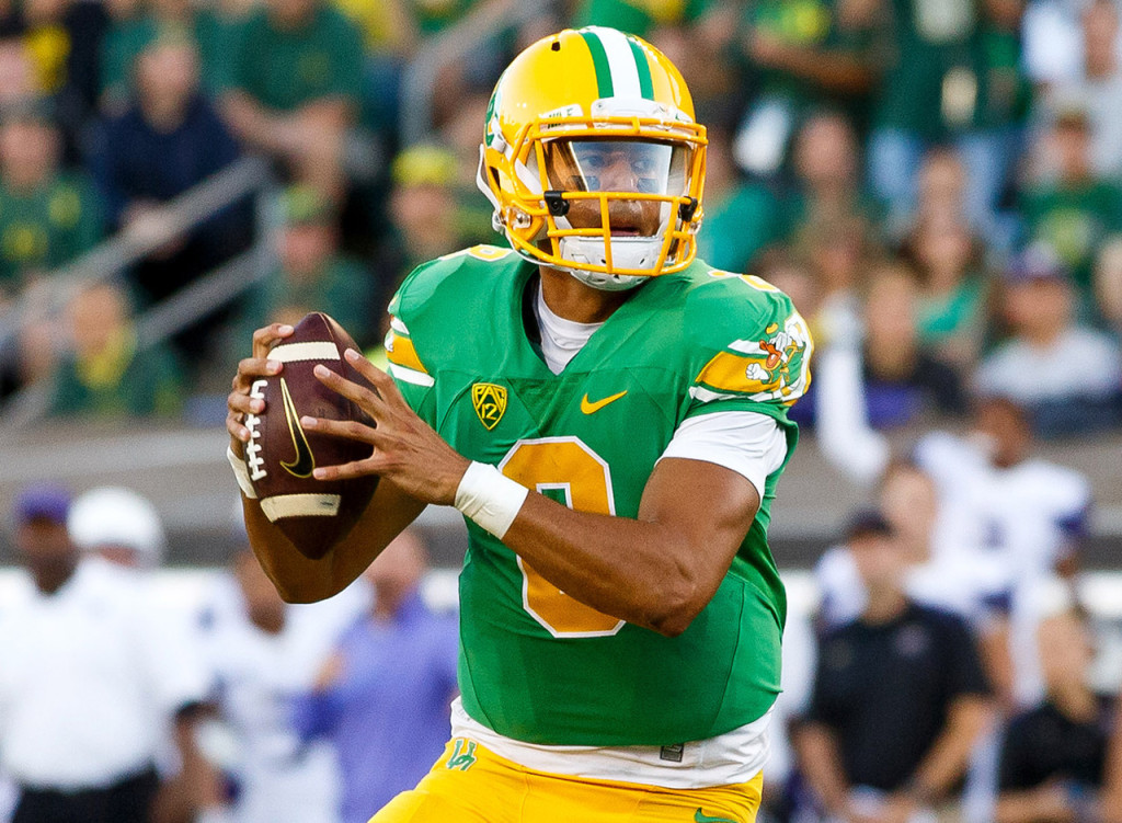 Oregon QB Marcus Mariota - Ryan Kang