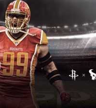 JJ WATT texans rockets uniform nfl nba