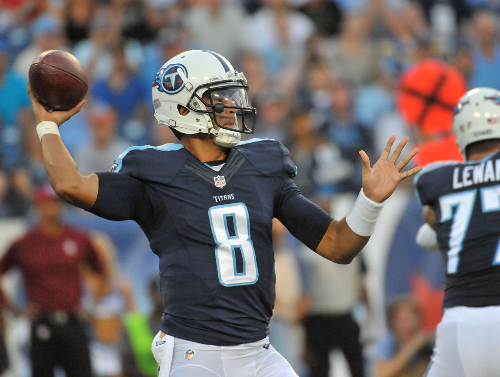 Marcus Mariota Titans via isportsweb